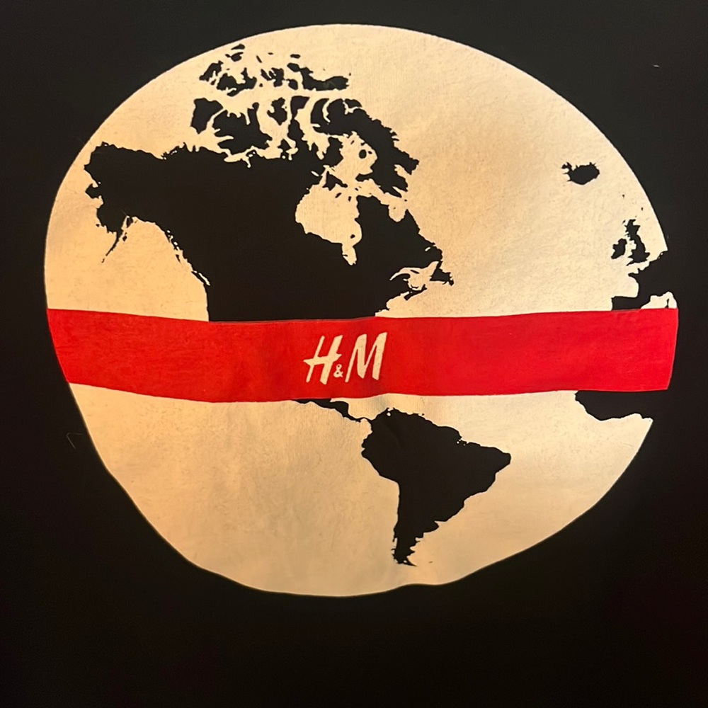 H & M Staff Short Sleeve Tee Size Medium